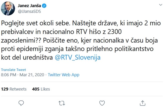 Janša proti nacionalki, 2. del