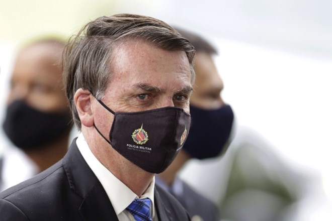 Brazilski skrajno desničarski predsednik Jair Bolsonaro.