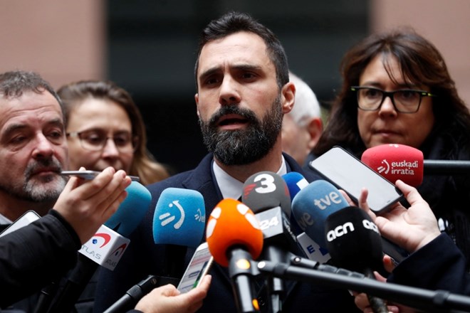 Predsednika katalonskega parlamenta Roger Torrent