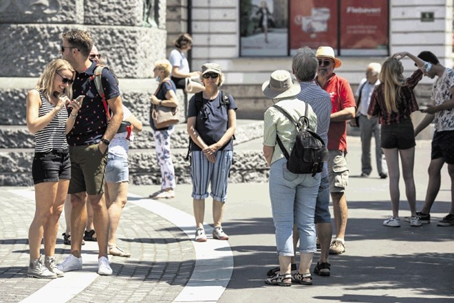 Turistov je avgusta v Ljubljani precej več kot julija.