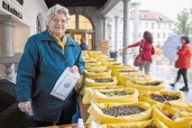 Ljubljanske face: Terezija Nikolčič, zeliščarica s tržnice