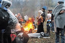 Begunci v Sloveniji: lahko se gibljejo, vendar le po »kletki« 