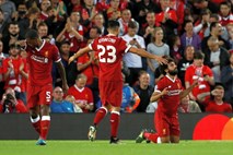 Liverpool znova v ligi prvakov, brez nje ostal Benjamin Verbič