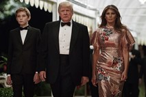 Melania blestela na gala prireditvi ob vstopu v novo leto v Mar-a-lagu na Floridi