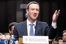 Zuckerbergu se pred kongresom ni bilo treba potiti