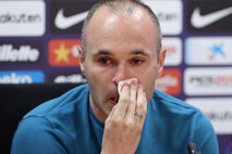 Objokani Iniesta: Srečen sem, da sem bil lahko del Barcelone