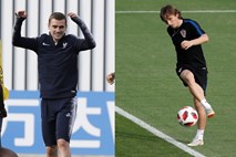 Antoine Griezmann ali Luka Modrić: Zmagovalcu finala se nasmiha zlata žoga