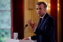 Macron se tudi sam vidi kot glavni nasprotnik Orbana in Salvinija