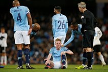 #video Kevin De Bruyne se je ob povratku znova poškodoval