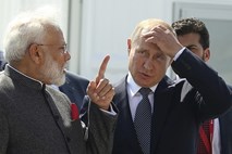 Putin in Modi za krepitev sodelovanja