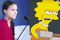 Simpsonovi napovedali Greto Thunberg