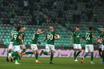 #video Olimpija Rudarju nasula pol ducata golov