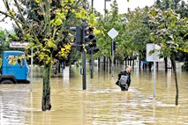 Deževje in narasle vode: kogar enkrat poplavi, se tudi rose boji