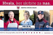 Ljudje, ki skrbijo za nas, na plakatih