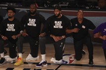 #video Jazz in Lakers do zmage, brez kazni za političen protest