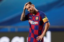 Messi spet na treningu Barcelone