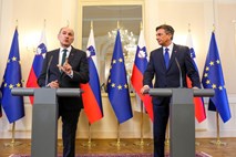 Pahor ne želi komentirati Janševih tvitov