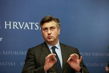 Hrvaški premier Plenković v samoizolaciji 